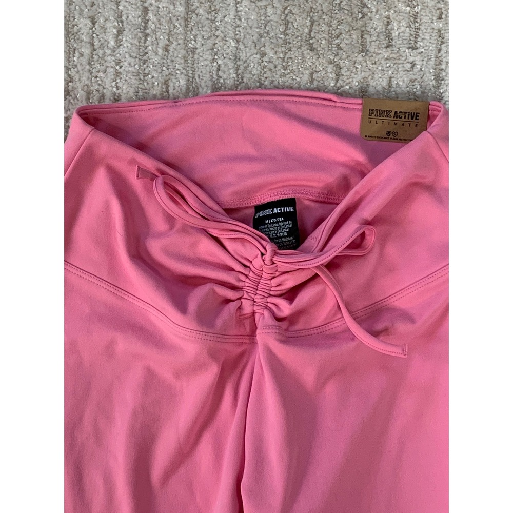 PINK Victoria's Secret Ultimate High Waist Ruched V Legging Pink Active Size M - Picture 4 of 8